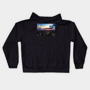 Sunset Train Kids Hoodie